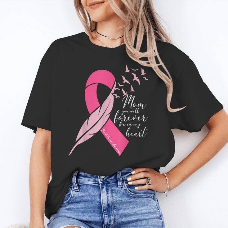 Breast Cancer Awareness In Memory Of Mom Butterfly Pink Unisex T-Shirt Breast Cancer Awareness In Memory Of Mom Butterfly Pink Unisex T-Shirt