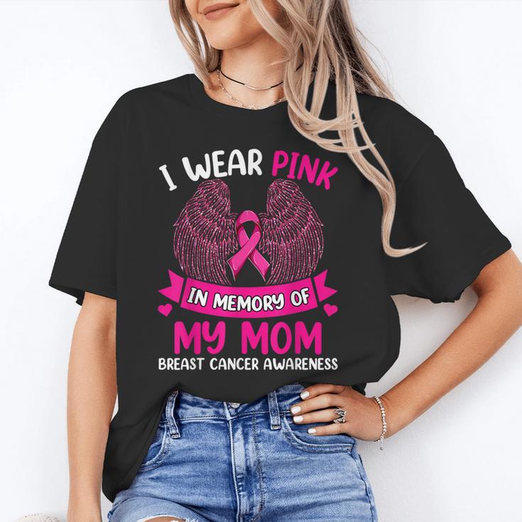 Breast Cancer Shirt I Wear Pink In Memory Of My Mom Unisex T-Shirt Breast Cancer Shirt I Wear Pink In Memory Of My Mom Unisex T-Shirt