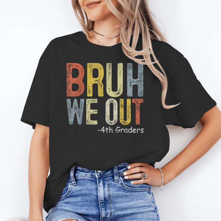 Bruh We Out 4th Graders Fourth Grade Graduation Class 2024 Unisex T-Shirt