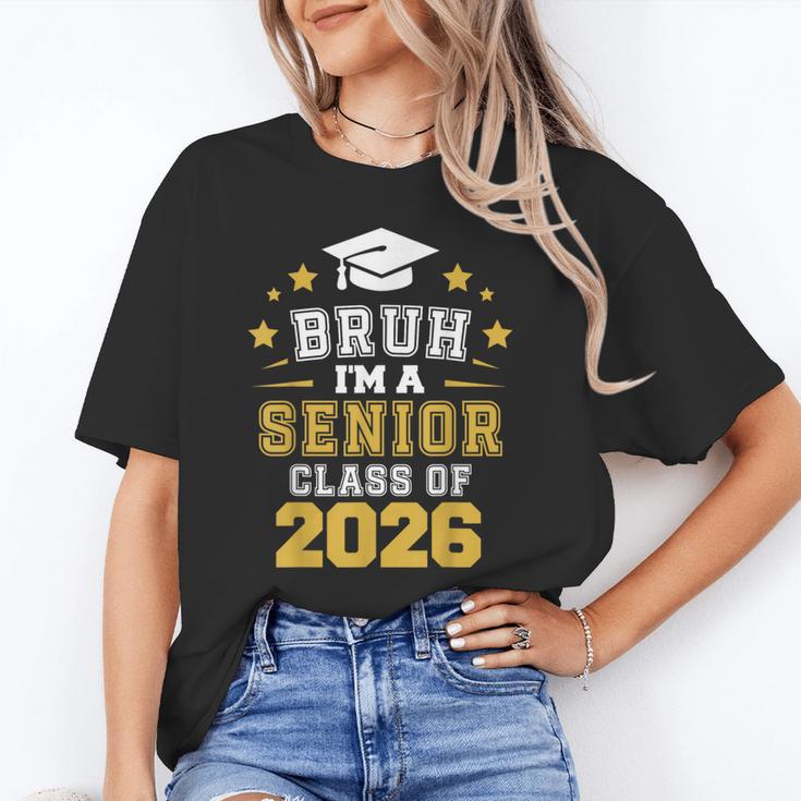 Bruh I'm A Senior Class Of 2026 Graduation School Unisex T-Shirt