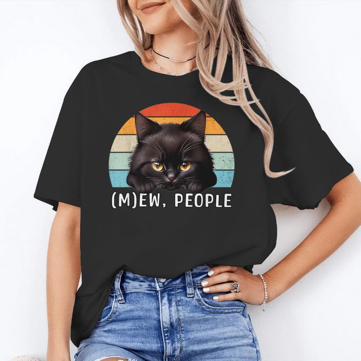 Cat Pun Introvert Anti Social Ew People Kitty Unisex T-Shirt