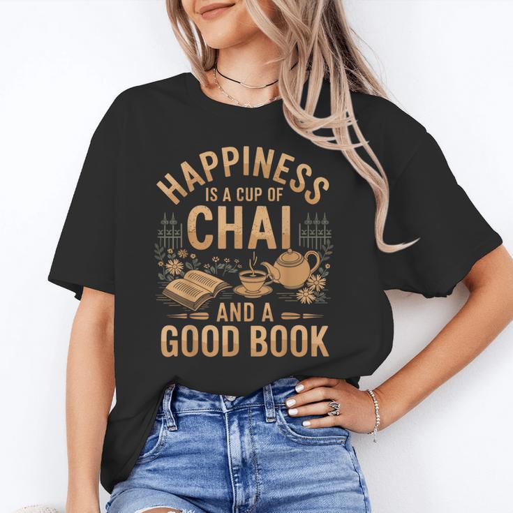Chai And A Good Book Lover Reading Chai Tea Chai Latte Unisex T-Shirt Chai And A Good Book Lover Reading Chai Tea Chai Latte Unisex T-Shirt