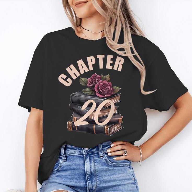 Chapter 20 20th Birthday Women Book Lovers Its My Birthday Unisex T-Shirt