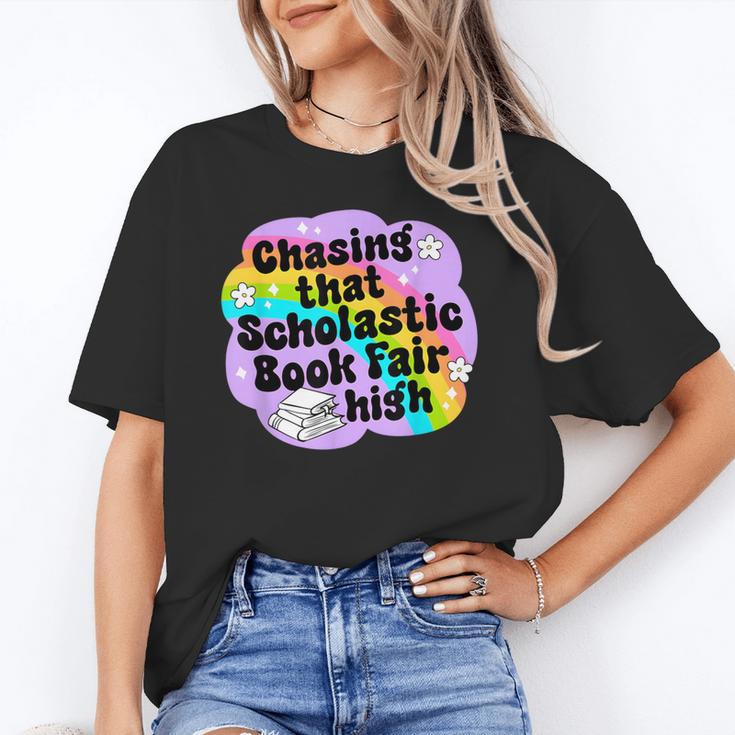 Chasing That Scholastic Book Fair High Book Lovers Unisex T-Shirt