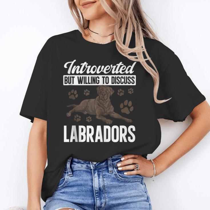 Chocolate Lab Dog Introvert Chocolate Labrador Retriever Unisex T-Shirt Chocolate Lab Dog Introvert Chocolate Labrador Retriever Unisex T-Shirt