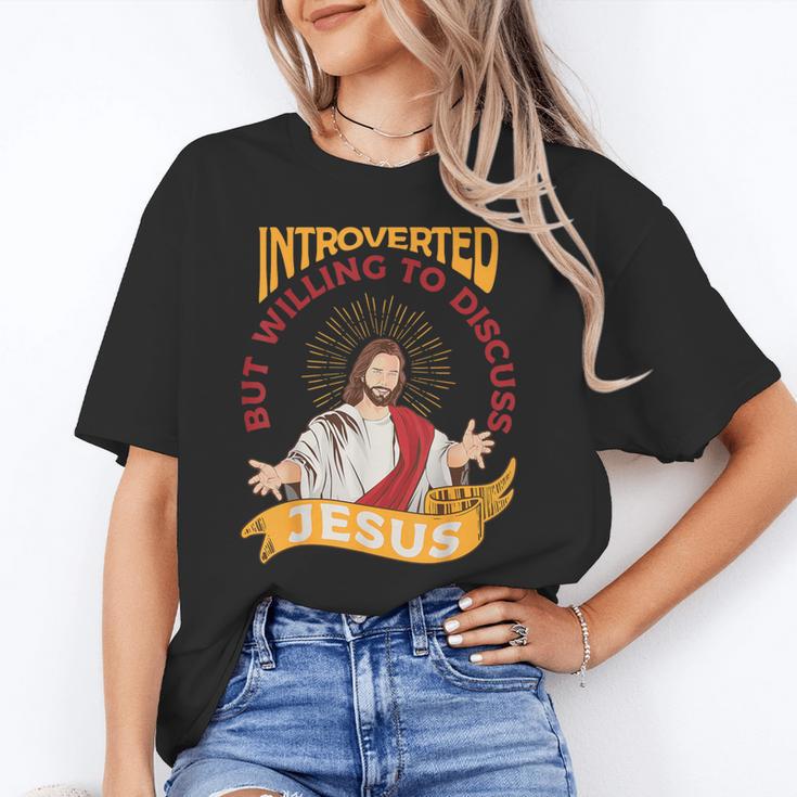 Christian Jesus Religious Sayings Catholic Introvert Unisex T-Shirt