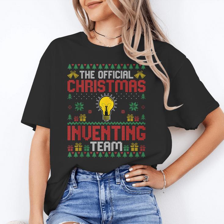 Christmas Inventing Team Inventing Introvert Xmas Unisex T-Shirt