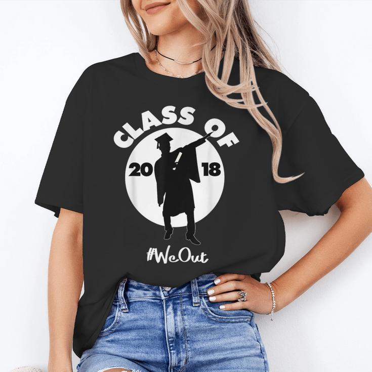 Class Of 2018 Dabbing Graduations Shirt-High School Grad Tee Unisex T-Shirt