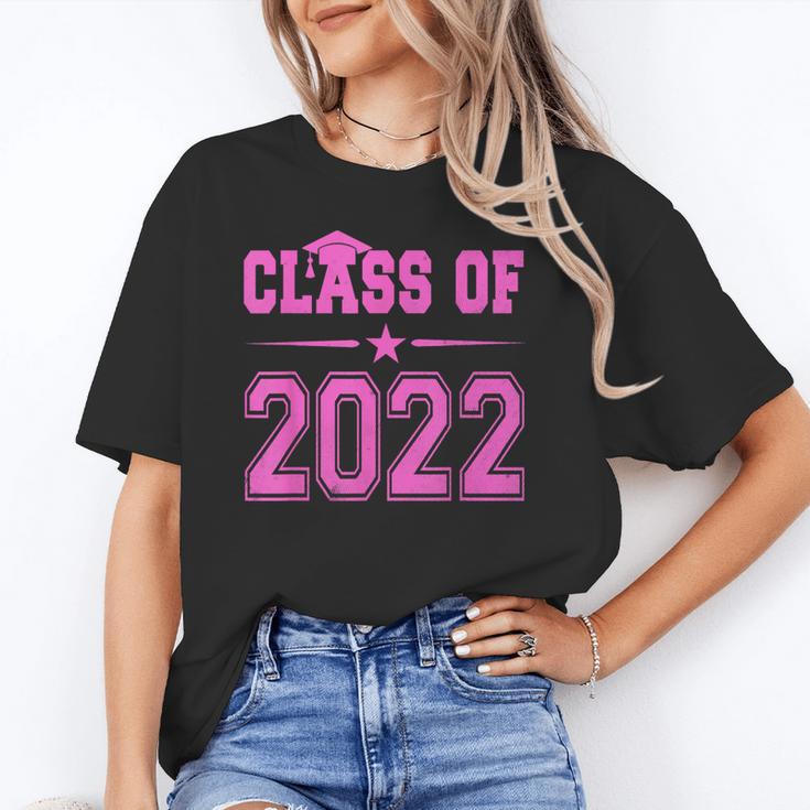 Class Of 2022 Pink Girls Shirt Graduation Unisex T-Shirt