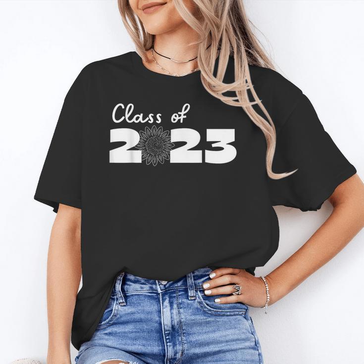 Class Of 2023 Seniors 23 Senior Graduation Idea Flower Unisex T-Shirt