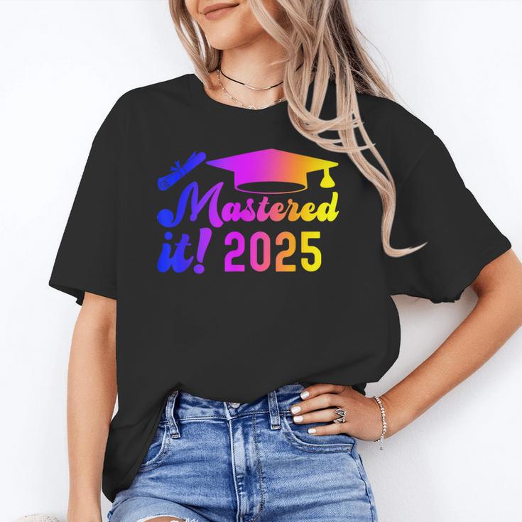 Class Of 2025 Mastered It College Masters Degree Graduation Unisex T-Shirt