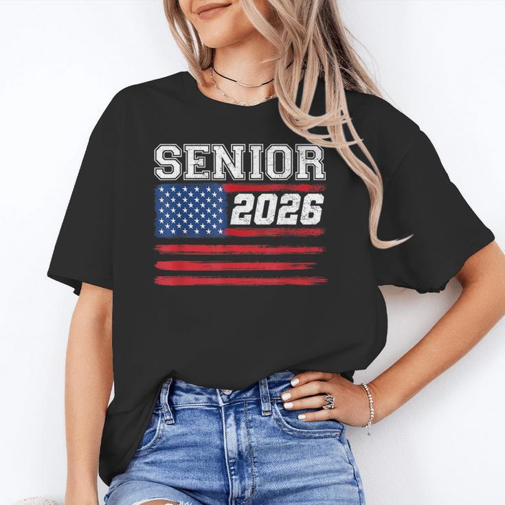 Class Of 2026 Senior Back To School American Flag Graduation Unisex T-Shirt