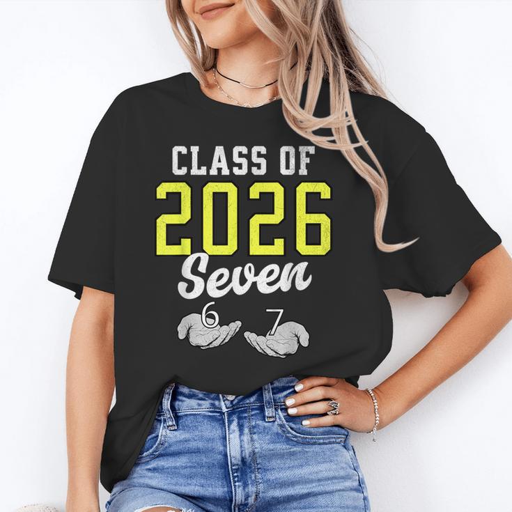 Class Of 2026 Six Seven Senior Yellow Graduation 6 7 Unisex T-Shirt