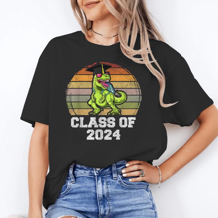 Class Of Dinosaur Apparel 2024 Graduation Graduate Dino Boy Unisex T-Shirt