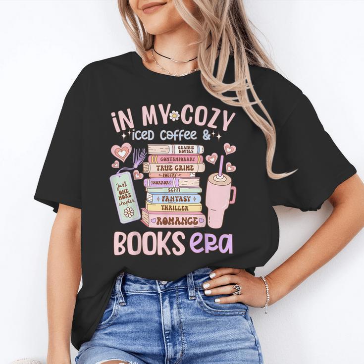 In My Cozy Iced Coffee And Books Era Unisex T-Shirt