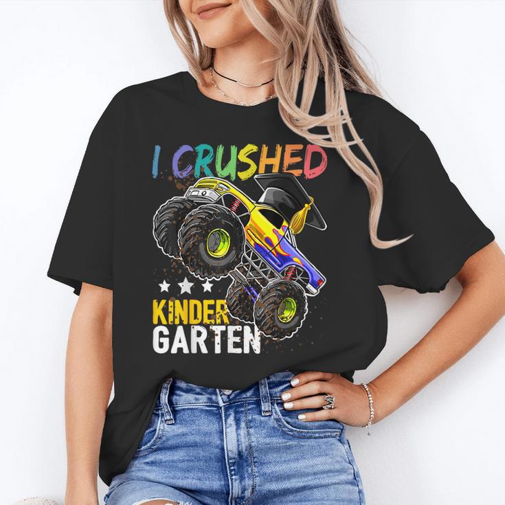 I Crushed Kindergarten Monster Truck Graduation Boys Small Unisex T-Shirt