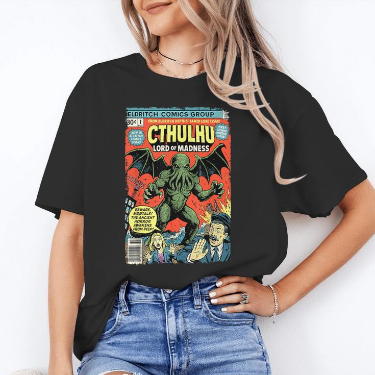 Cthulhu Lord Of Madness Vintage Comic Book Cover Unisex T-Shirt