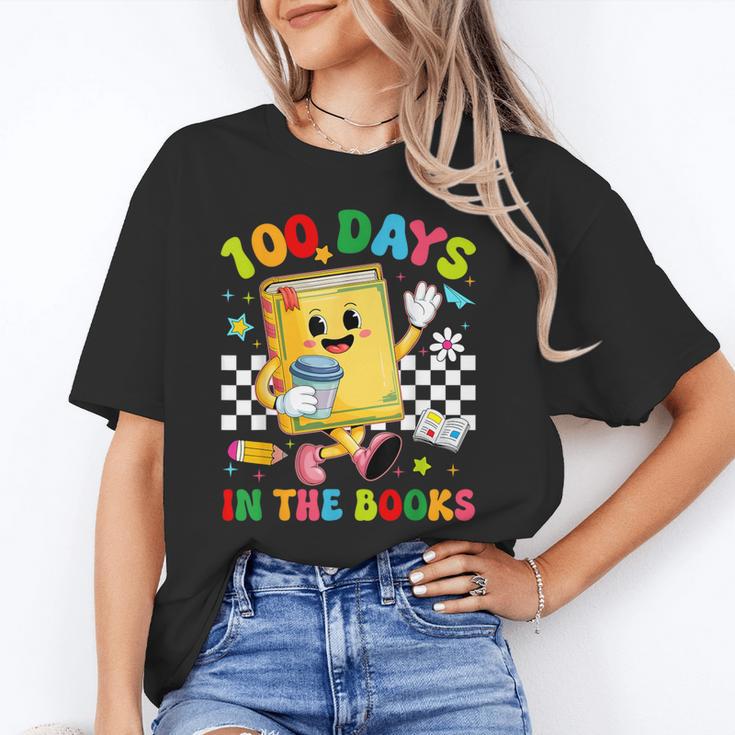 Cute 100 Days In The Books Groovy Boy Girl Teacher Unisex T-Shirt