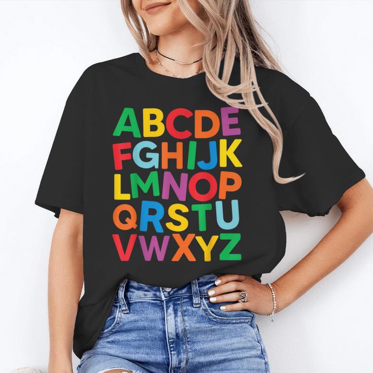 Cute ABCs Shirt Alphabet Colorful Letters Reading Books Kids Unisex T-Shirt Cute ABCs Shirt Alphabet Colorful Letters Reading Books Kids Unisex T-Shirt