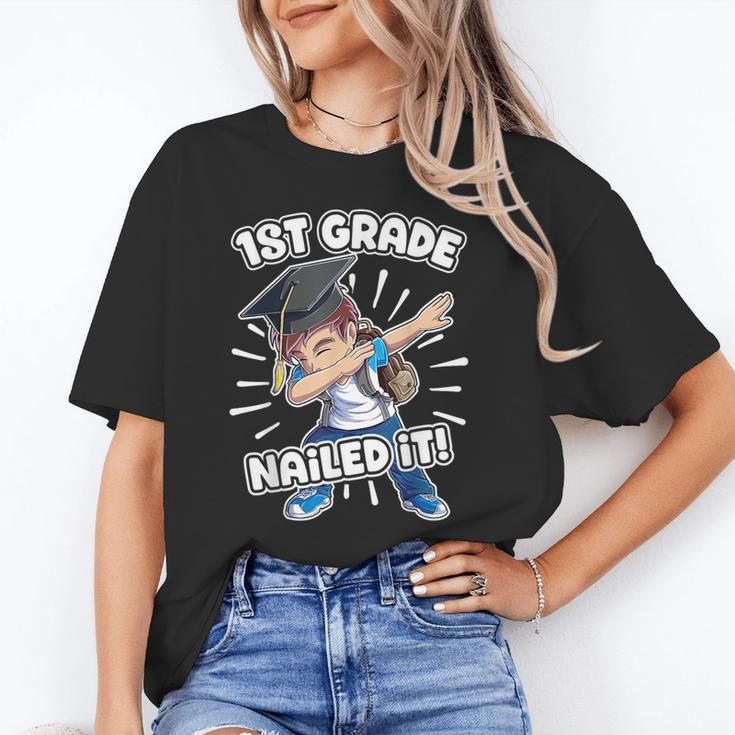 Dabbing Graduation Boy 1st Grade Class Of 2021 Nailed It Unisex T-Shirt