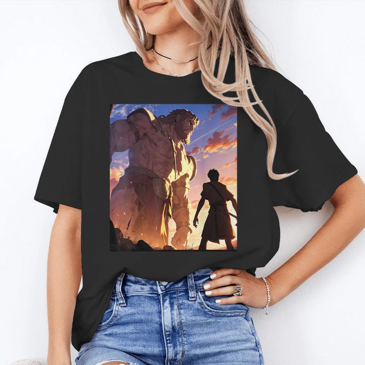 David And Goliath Bible Book Of Samuel Famous Bible Story Unisex T-Shirt David And Goliath Bible Book Of Samuel Famous Bible Story Unisex T-Shirt