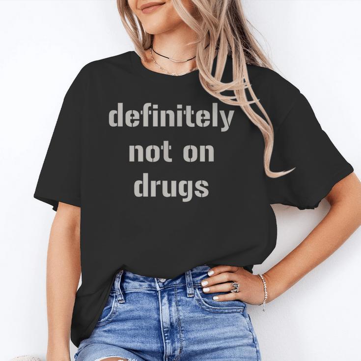 Definitely Not On Drugs Shirt GraduationShirt Unisex T-Shirt