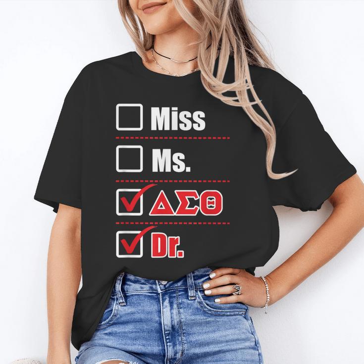 Delta Sigma Theta Sorority Delta Doctor Graduation Unisex T-Shirt