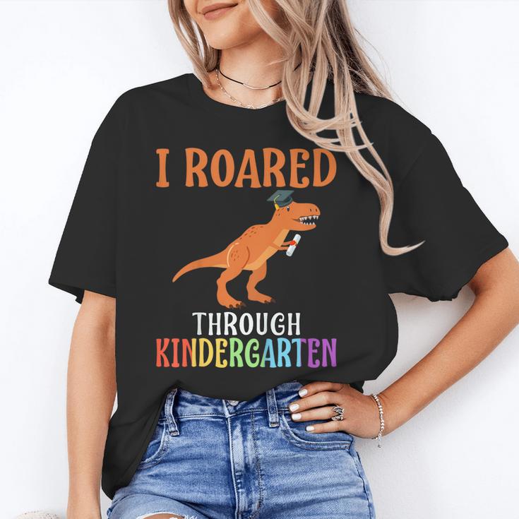 Dinosaur Graduation I Roared Through Kindergarten T-Shirt Unisex T-Shirt