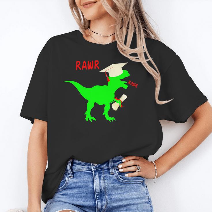 Dinosaur Rawr Diploma Grad Graduate Graduation Unisex T-Shirt