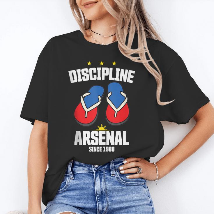 Discipline Arsenal Pinoy Nostalgia Filipino Tsinelas Unisex T-Shirt Discipline Arsenal Pinoy Nostalgia Filipino Tsinelas Unisex T-Shirt