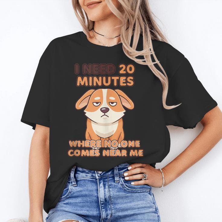 Dog Introvert I Need 20 Minutes Where No One Comes Unisex T-Shirt