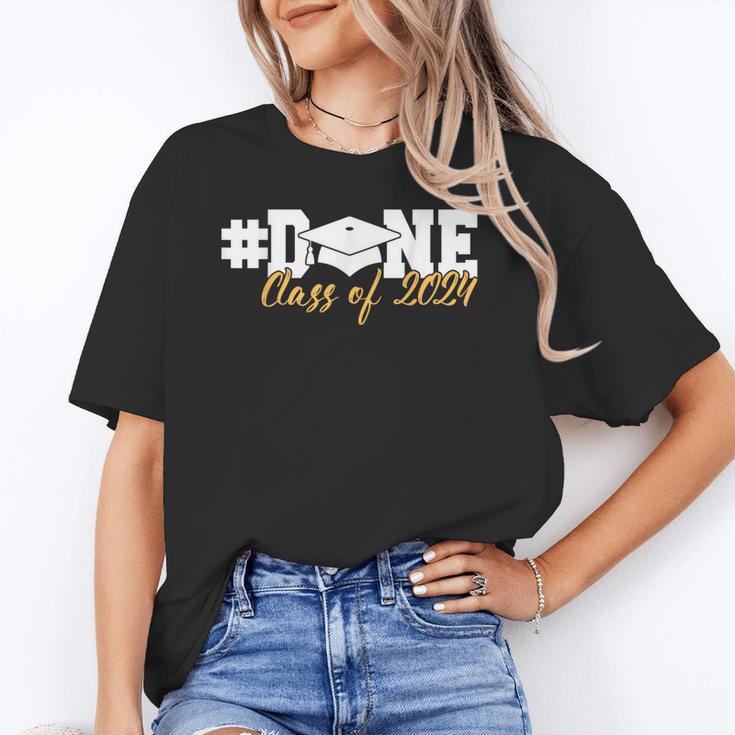 DONE Class Of 2024 Graduation For Her Him Grad Senior 2024 Unisex T-Shirt