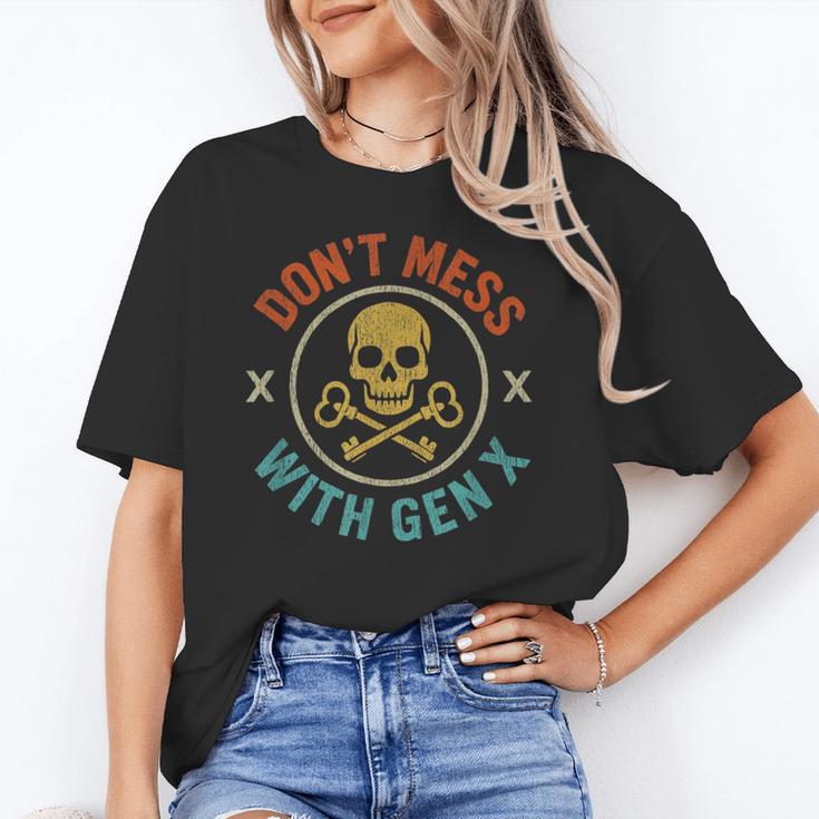 Don't Mess With Gen X Vintage Grunge Skull 80s Nostalgia Unisex T-Shirt Don't Mess With Gen X Vintage Grunge Skull 80s Nostalgia Unisex T-Shirt