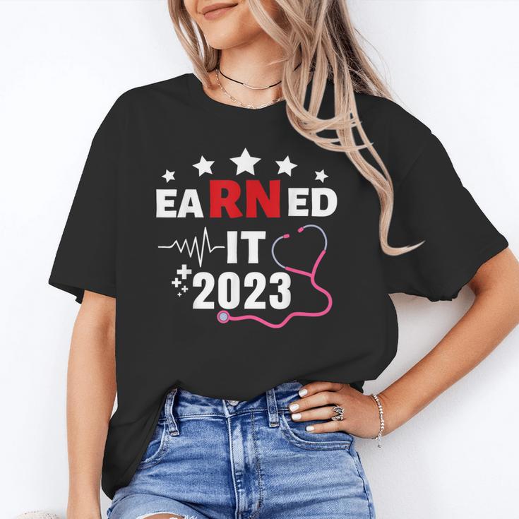 Earned It 2023 For Nurse Graduation Or RN LPN Class Of 2023 Unisex T-Shirt