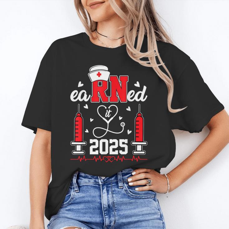 Earned It 2025 For Nurse Graduation Or RN LPN Class Of 2025 Unisex T-Shirt