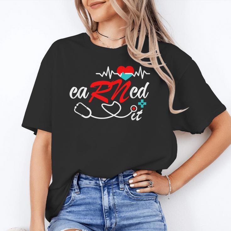 Earned It RN Nurse Graduation RN & LPN Nursing Unisex T-Shirt