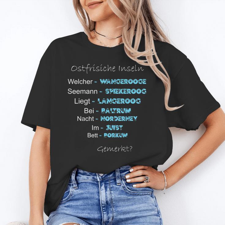 East Frisian Islands Memory Saying Shirt North Sea Unisex T-Shirt East Frisian Islands Memory Saying Shirt North Sea Unisex T-Shirt