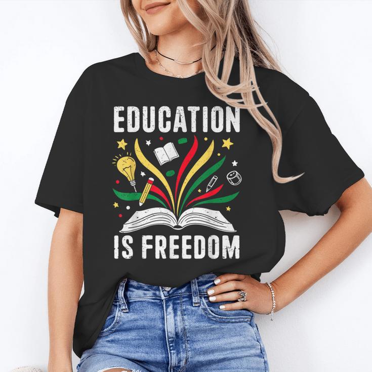 Education Is Freedom Books History Teacher Kids Unisex T-Shirt Education Is Freedom Books History Teacher Kids Unisex T-Shirt