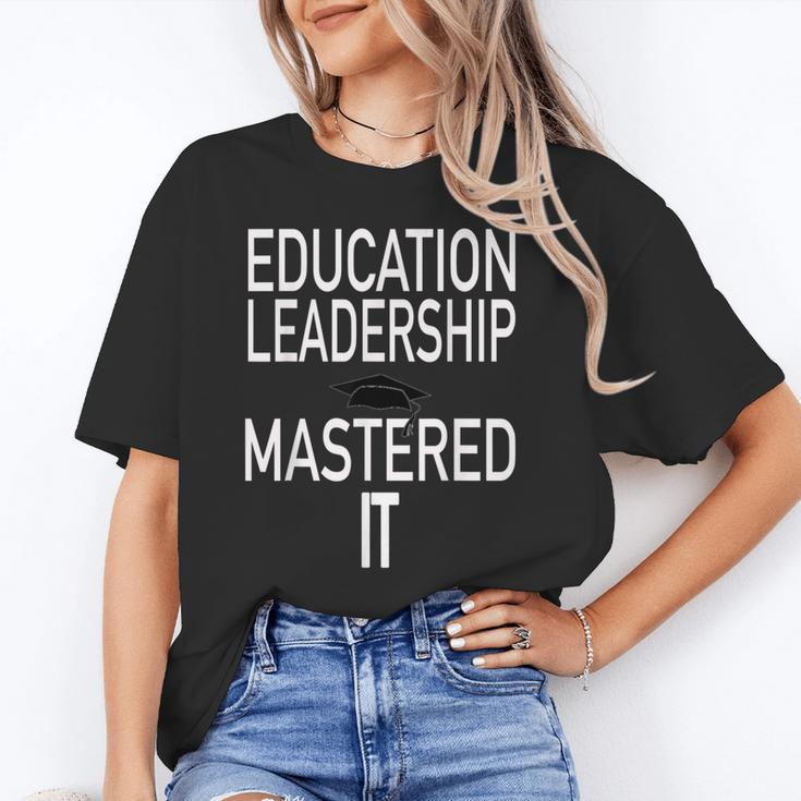 Education Leadership Masters Graduation Shirt Unisex T-Shirt