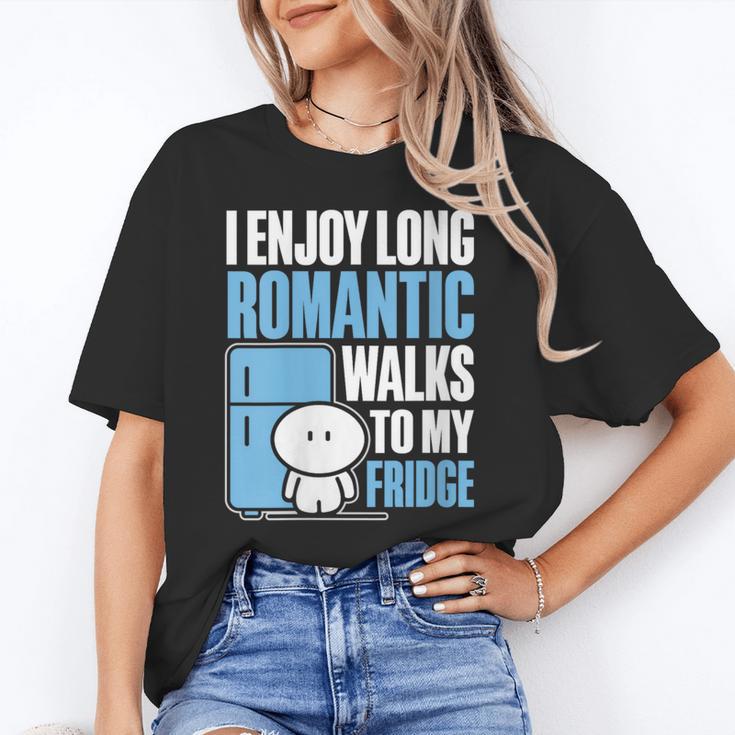 I Enjoy Long Romantic Walks To My Fridge Introvert Unisex T-Shirt