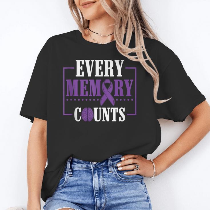 Every Memory Counts Alzheimer's Awareness Dementia Unisex T-Shirt Every Memory Counts Alzheimer's Awareness Dementia Unisex T-Shirt
