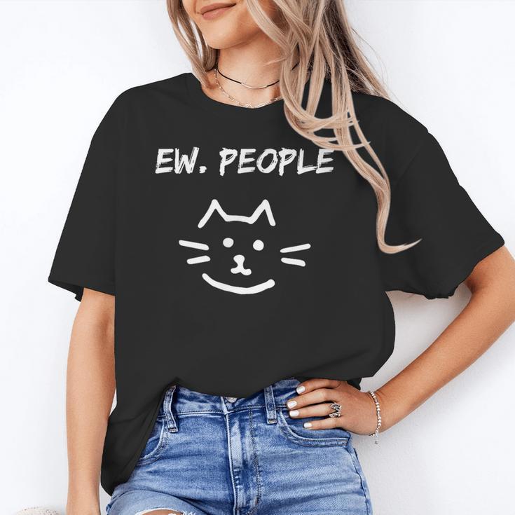 Ew People Cat Introvert SarcasticEw People Tee Unisex T-Shirt Ew People Cat Introvert SarcasticEw People Tee Unisex T-Shirt