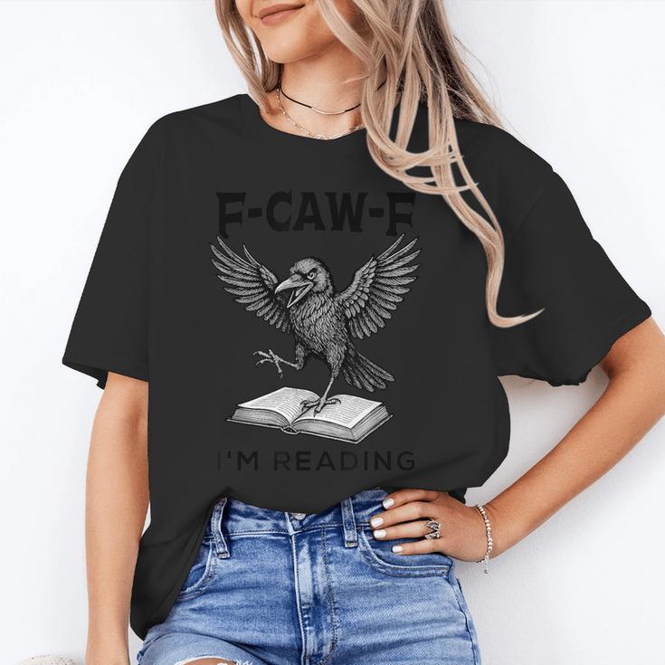 F-Caw-F Crow Book Lovers Vintage Bookish Bird Unisex T-Shirt