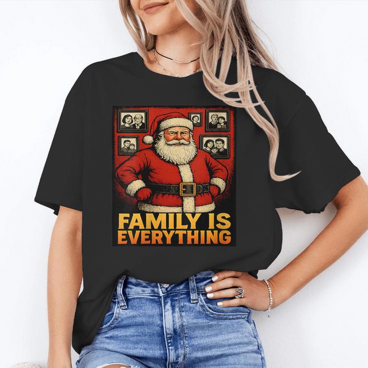 Family Christmas Retro Santa Holiday Nostalgia Vibes Unisex T-Shirt