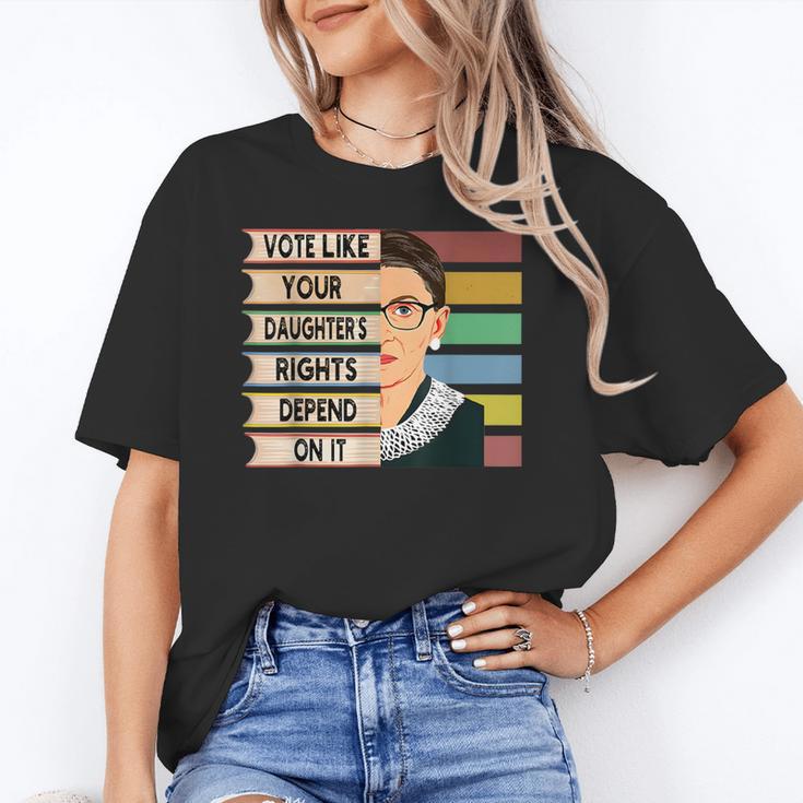 Feminist Ruth Bader Ginsburg RBG Quote Girl With Book Women Unisex T-Shirt Feminist Ruth Bader Ginsburg RBG Quote Girl With Book Women Unisex T-Shirt