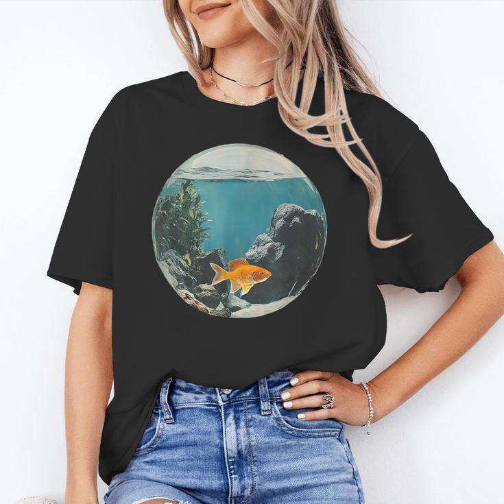 Fish Bowl Frutiger Aero Y2K Retro Vibes Unisex T-Shirt