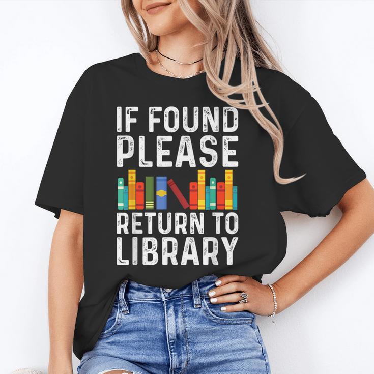 If Found Please Return To Library Book Lover Unisex T-Shirt