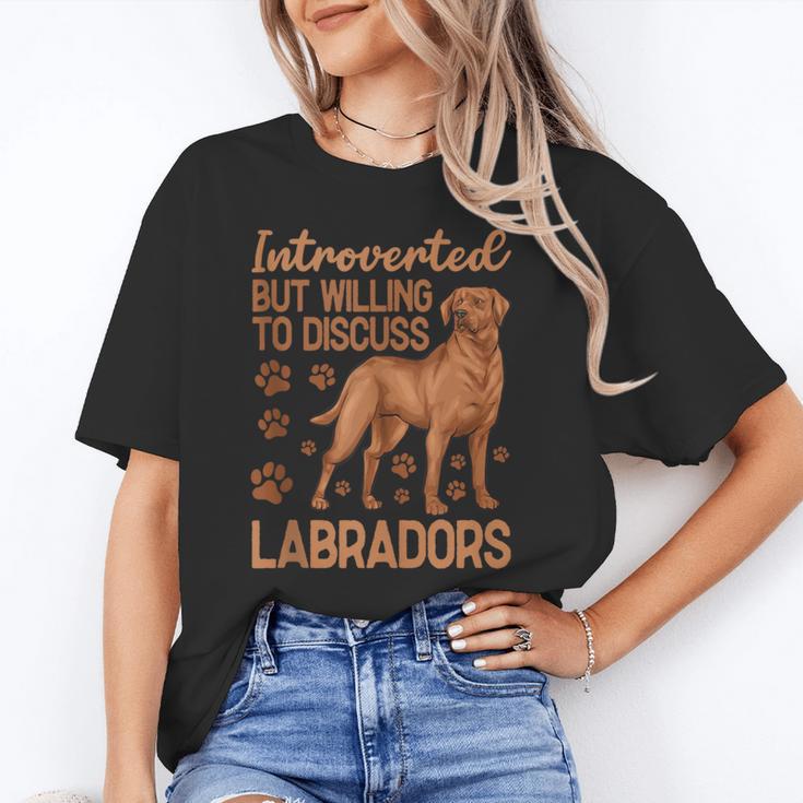 Fox Red Labrador Retriever Introvert Foxred Lab Unisex T-Shirt Fox Red Labrador Retriever Introvert Foxred Lab Unisex T-Shirt