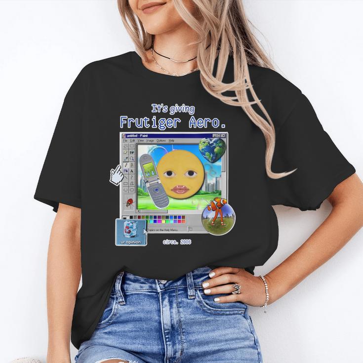 Frutiger Aero Y2K Meme Graphic 2000s Nostalgia Unisex T-Shirt