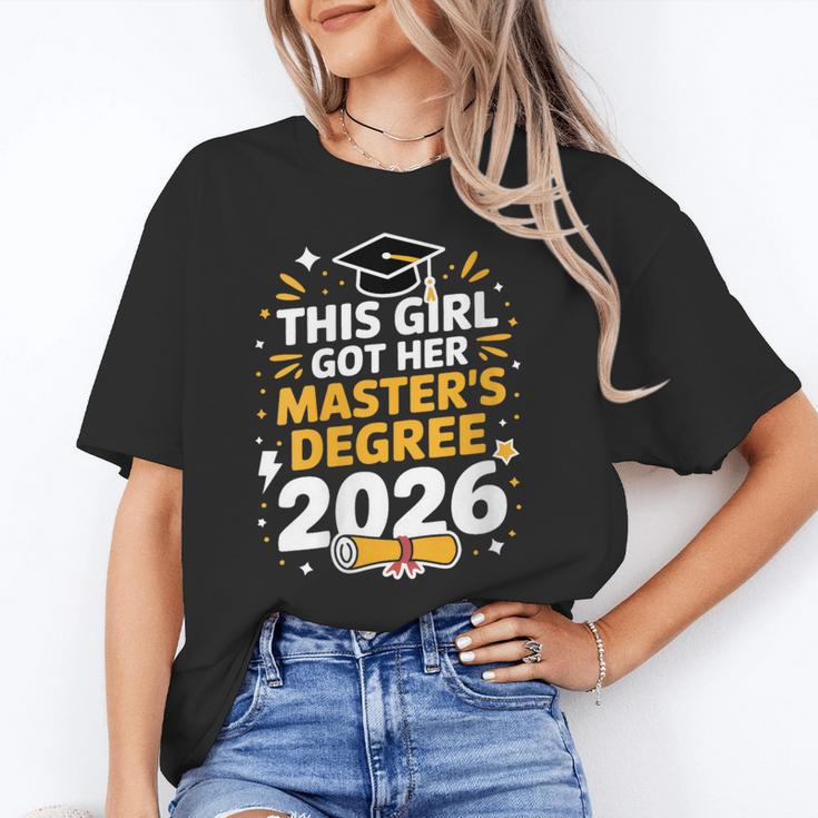 This Girl Got Her Masters Degree Graduation Mastered It 2026 Unisex T-Shirt
